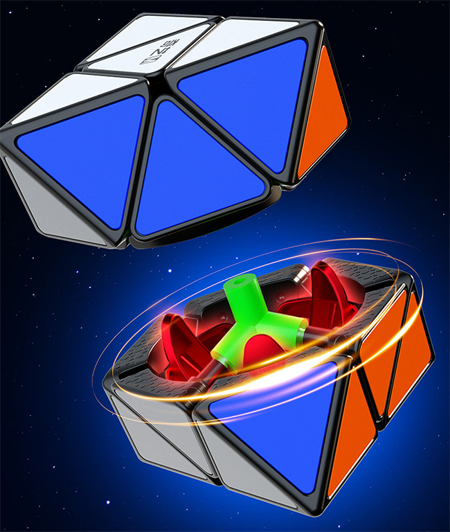 QiYi Tiled Skewb Diamond M Magnetic Cube